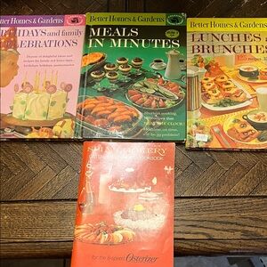 Better Homes And Gardens Vintage Cookbook Set - Multicolor